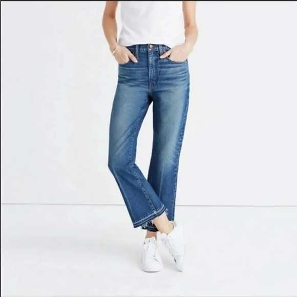Madewell Retro Crop Bootcut Jeans - Picture 1 of 9